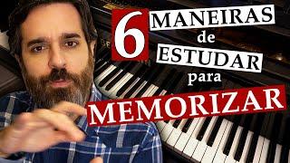 6 maneiras de estudar piano para memorizar a música