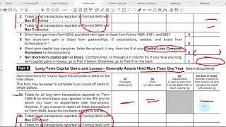 Chapter 11, Part 3 - Tax Forms for Capital Gains & Losses