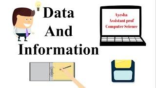 Data and Information|Lecture 1st |Chapter 1st