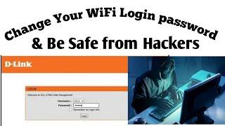 How to change dlink login password | Change admin password in dlink router