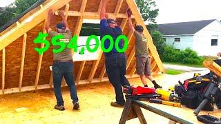 Timelapse $54,000  Cape Garage Start to Finish