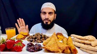 ASMR EATING RAMADAN IFTAR, IFTAR EATING SHOW,