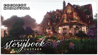 * ˚ Storybook Cottage in the Meadow - Cocricot MiniaTuria┊Aesthetic Minecraft JE Cottagecore