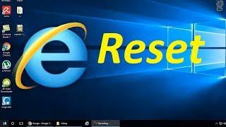 How To Reset Internet Explorer: Reset Internet Explorer settings to default in Windows 10