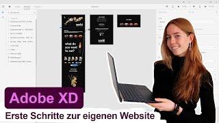 Adobe XD | Beginner Tutorial | Erste Schritte zur eigenen Website