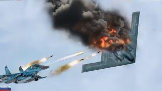 Russian SU-34 Pilot Successfully Thwarts US B-2 Bomber Attack on Border