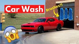 Here's Why AUTOMATIC CAR WASHES Might Not Be So Bad After all! | Expensive Car + Brushes = ??!?!