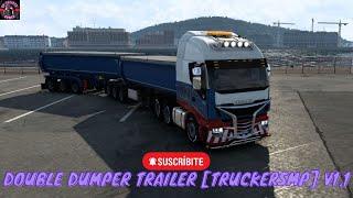 [ETS2 v1.47] MOD - DOUBLE DUMPER TRAILER V1.1