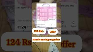 #trendingsong  Best Earrings Organizer Box #shorts #viral #meesho #youtubeshorts @RoniTiya