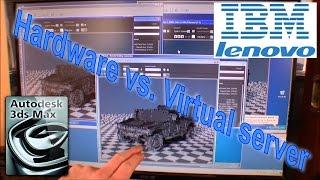 3D Max Render test. Hardware vs. Virtual server - 189