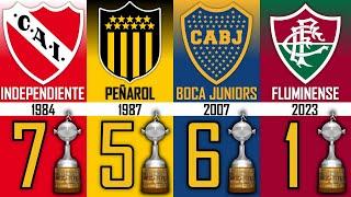  Todos los CAMPEONES de la COPA CONMEBOL LIBERTADORES | 1960 - 2023