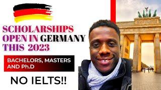 TOP FIVE (5) SCHOLARSHIPS OPEN IN GERMANY  (2023)