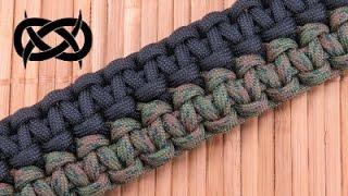 How to make a Mated Solomon Bars Paracord Bracelet