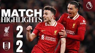 Highlights: Liverpool 2-2 Fulham | Late Jota Goal!