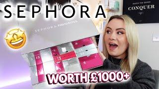 SEPHORA UK ADVENT CALENDAR 2024 UNBOXING | WORTH £1000!  MISS BOUX