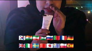 Whispering the Most Tingly Words in 16 Languages  ASMR | Relaxing Mouth Sounds & Triggers