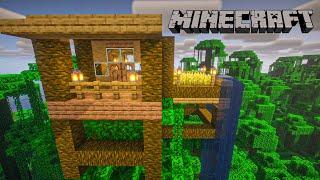 Minecraft Creative | How to Build an Epic Jungle Treehouse Tutorial 