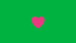 Green Screen Animated Heart Like Button | FREE Download