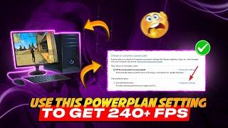 FREE FIRE 240+ FPS POWERPLAN That Actually Works! II HOW TO GET 240+ FPS IN FREE FIRE