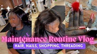 Maintenance Vlog | nails + hair + retail therapy |Graduation Day Prep| Krissyspeaks