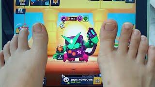 I played Brawl Stars Ranked with my Feet