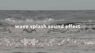 wave splash sound effect