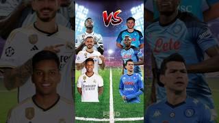 Real Madrid VS Napoli Attackers  (Vinicius,Rodrygo,Khvicha,Osimhen )