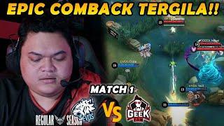 DEBUT DOUMA DI MPL!! GILA GAME PERTAMA UDAH SESENGIT INI!! - EVOS vs GEEK Match 1