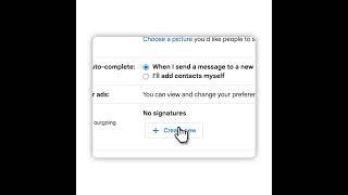 Add your personal touch with an automated email signature  #Shorts