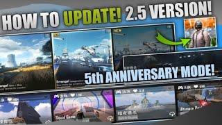  2.5 Biggest Update : 5th Anniversary-Imagiversary Map | How To Update 2.5 Version In Pubg Mobile