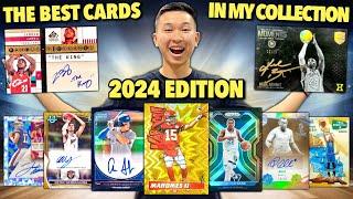 THE TOP 10 SPORTS CARDS CARDS IN MY COLLECTION: 2024 EDITION (MY BIGGEST YEAR YET)! 