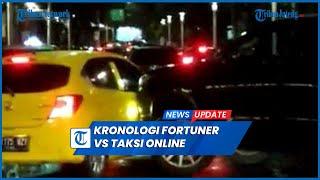 Kronologi Pengemudi Fortuner Ancam Driver Taksi Online Pakai Samurai Versi Korban