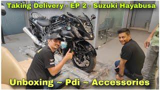 2024 Suzuki Hayabusa | Uncrate | PDI | Accessories Installation | PPF Installation | BTS | DNA VLOGS