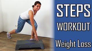 10 Minute Steps Workout for Weight Loss – Stepper Exercises Improving Fat Loss