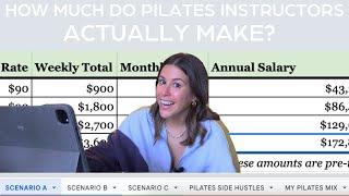 PILATES CAREER FINANCES DEEP DIVE | spilling all the pilates financial tea