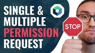 Single/Multiple Permission Request with Jetpack Compose | Android Studio Tutorial