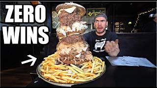 THE BIGGEST REUBEN SANDWICH CHALLENGE I HAVE EVER TRIED | Joel Hansen