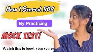 How I Improved My MOCK TEST Score 🩺| NEET 2020 Journey Glimpse 