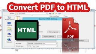 How to Export or convert PDF files to HTML by using adobe acrobat pro