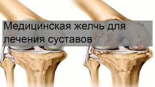 Медицинская желчь для лечения суставов