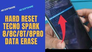 hard reset tecno Spark 8/8c/8t/8pro remove password pattern pin code factory data reset