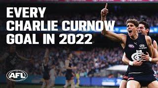 Every goal Charlie Curnow kicked in 2022 | Leading goal kickers | AFL