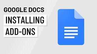Google Docs: Installing Add-ons