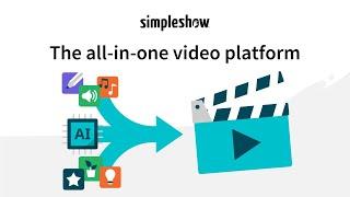 Create engaging videos in minutes!  | simpleshow's all-in-one AI video platform