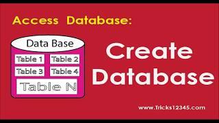 Access: Create Database