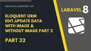 Laravel 8 Tutorial | Eloquent ORM Edit,Update Data With Image & Without Image Part 32