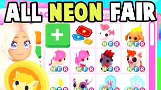 Getting Every Neon State Fair Pet in Adopt Me!