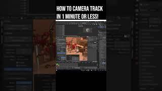 How to Camera Track in Blender in 1 Minute!!!