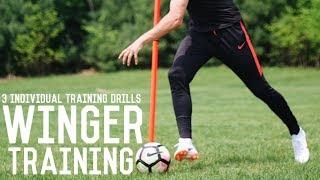 Individual Winger Training | Three Individual Training Drills To Become A Better Winger