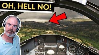 Hawk Instructor FIRST TIME in MSFS - Mach Loop BAD WEATHER!